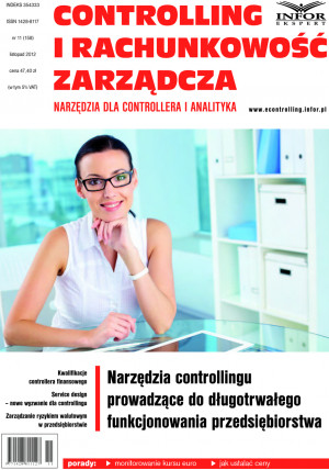 Controlling i Rachunkowość Zarządcza nr 11/2012 - 