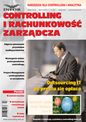 Controlling i Rachunkowość Zarządcza nr 4/2007 - 