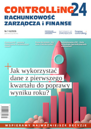 Controlling i Rachunkowość Zarządcza nr 7-8/2026 - Jak wykorzystać dane z pierwszego kwartału do poprawy wyniku roku?